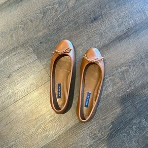 Margaux Demi Flat size 38 in Saddle Nappa